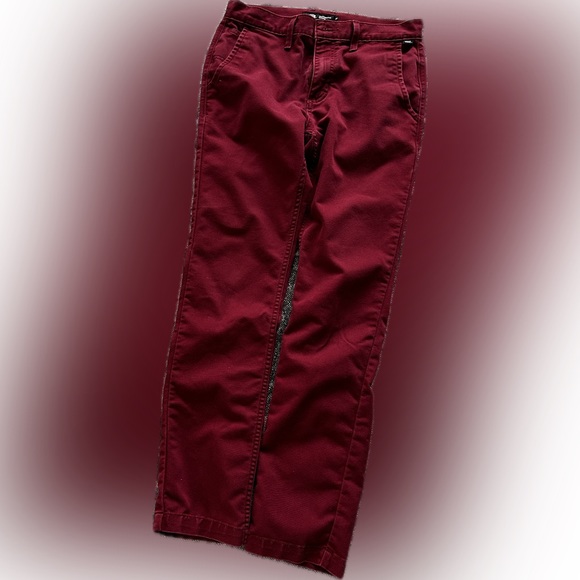 Maroon Vans chino pants. Somewhat faded but in good condition. - Picture 2 of 8